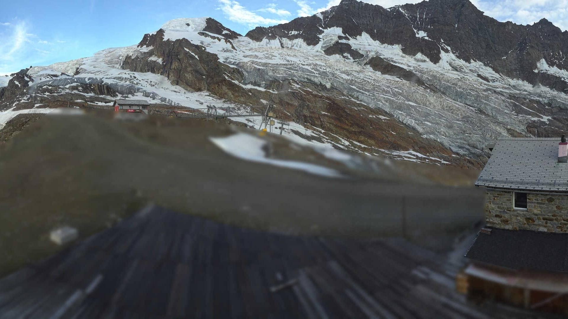 Archived image Webcam Saas Fee - Längfluh south