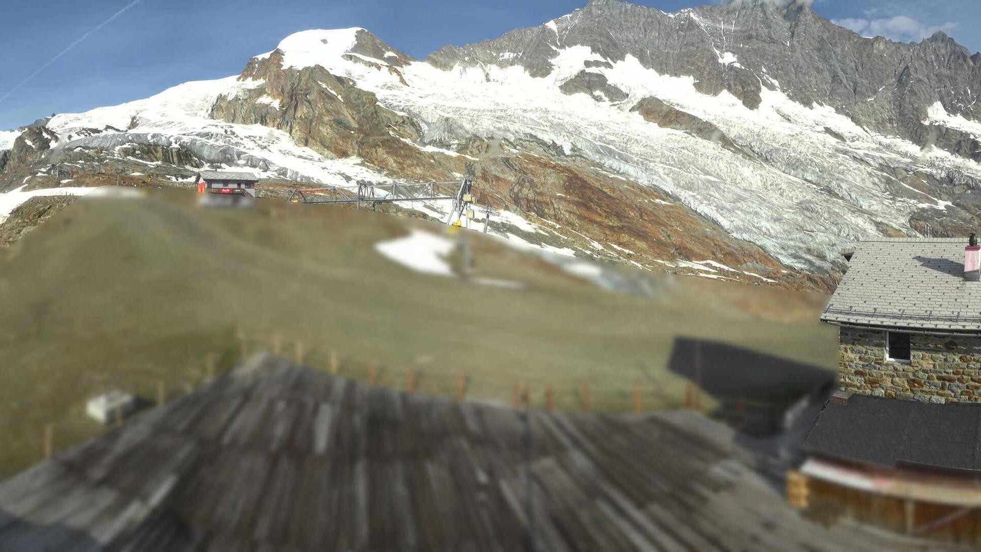 Archiv Foto Webcam Saas Fee - Längfluh Süd