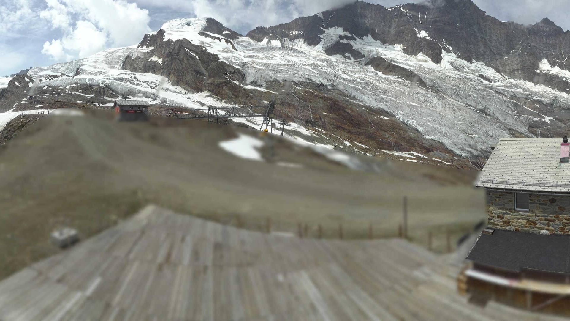 Archiv Foto Webcam Saas Fee - Längfluh Süd
