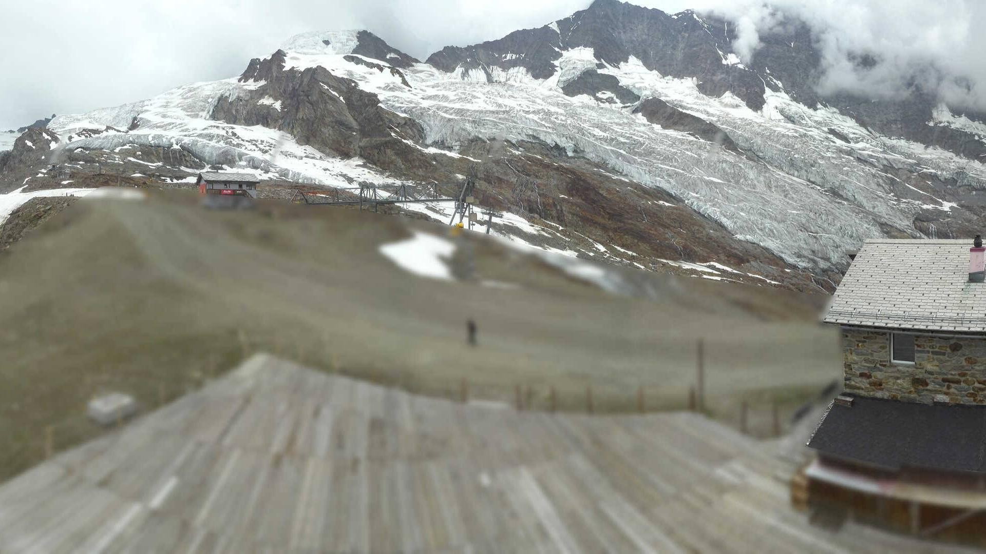 Archiv Foto Webcam Saas Fee - Längfluh Süd