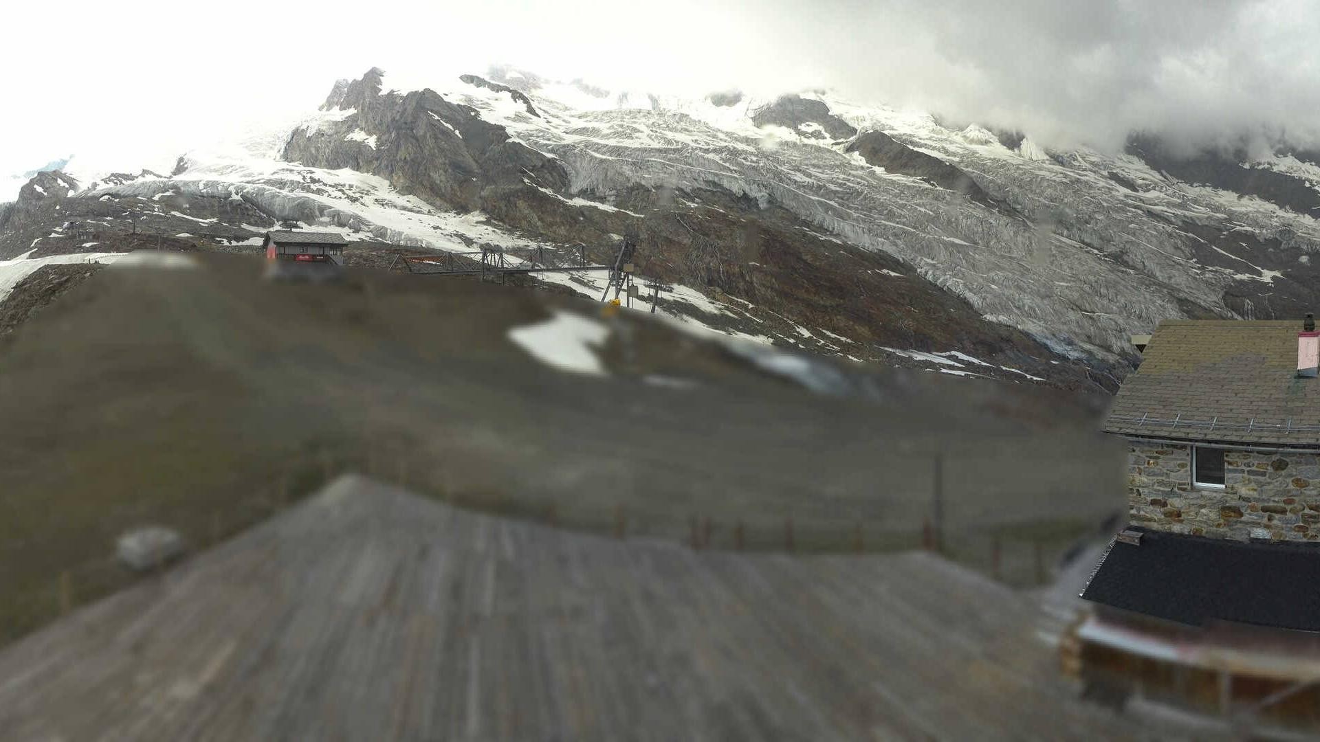 Archiv Foto Webcam Saas Fee - Längfluh Süd