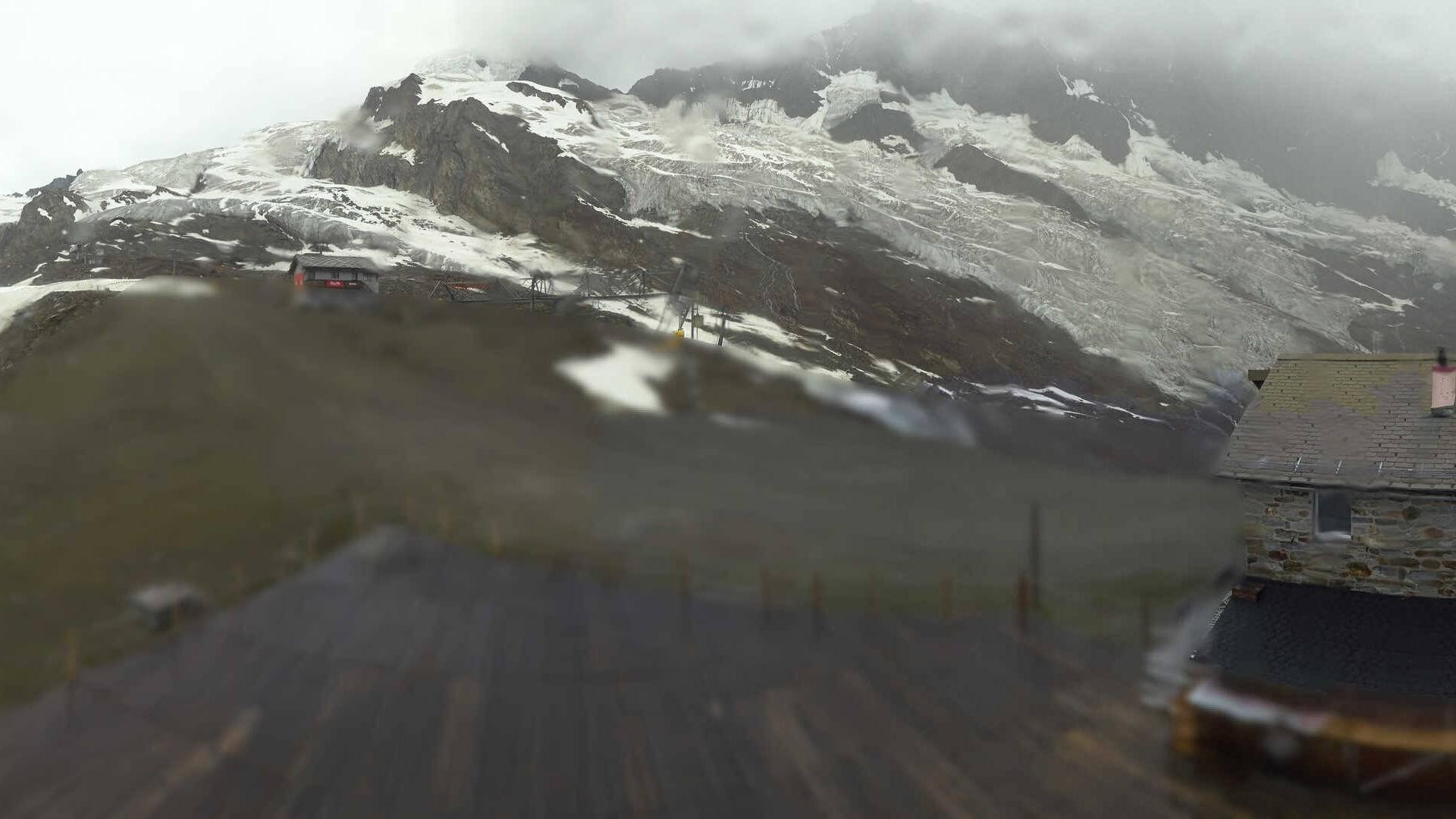 Archiv Foto Webcam Saas Fee - Längfluh Süd