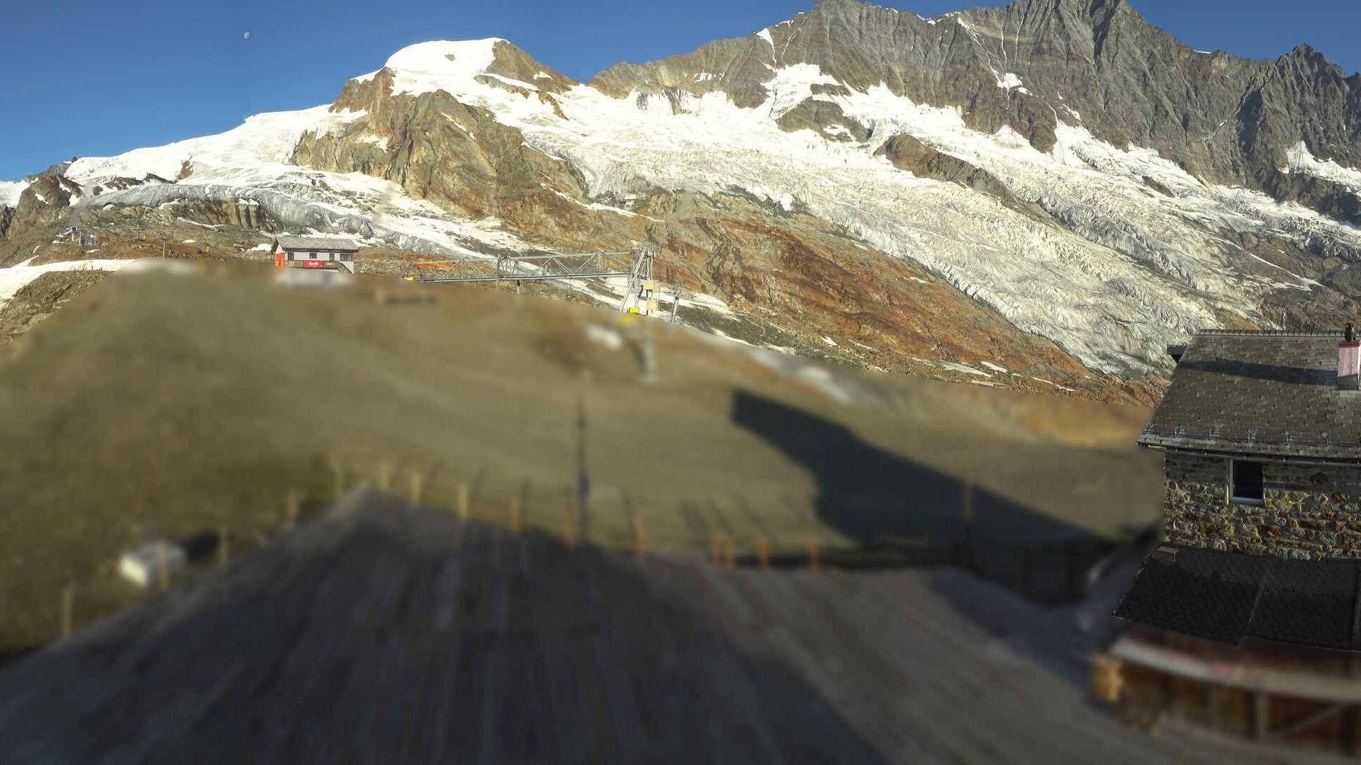 Archiv Foto Webcam Saas Fee - Längfluh Süd