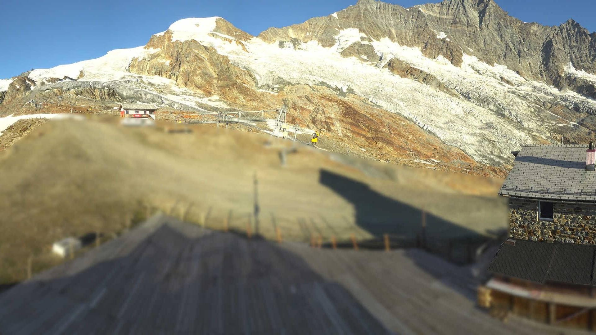 Archiv Foto Webcam Saas Fee - Längfluh Süd