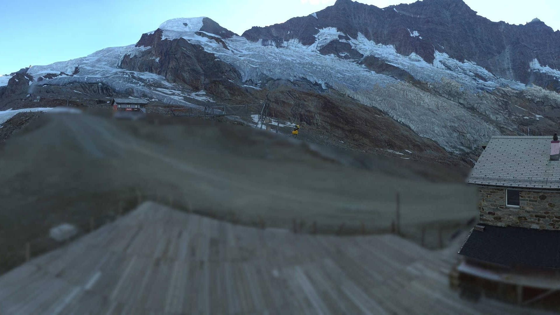Archiv Foto Webcam Saas Fee - Längfluh Süd