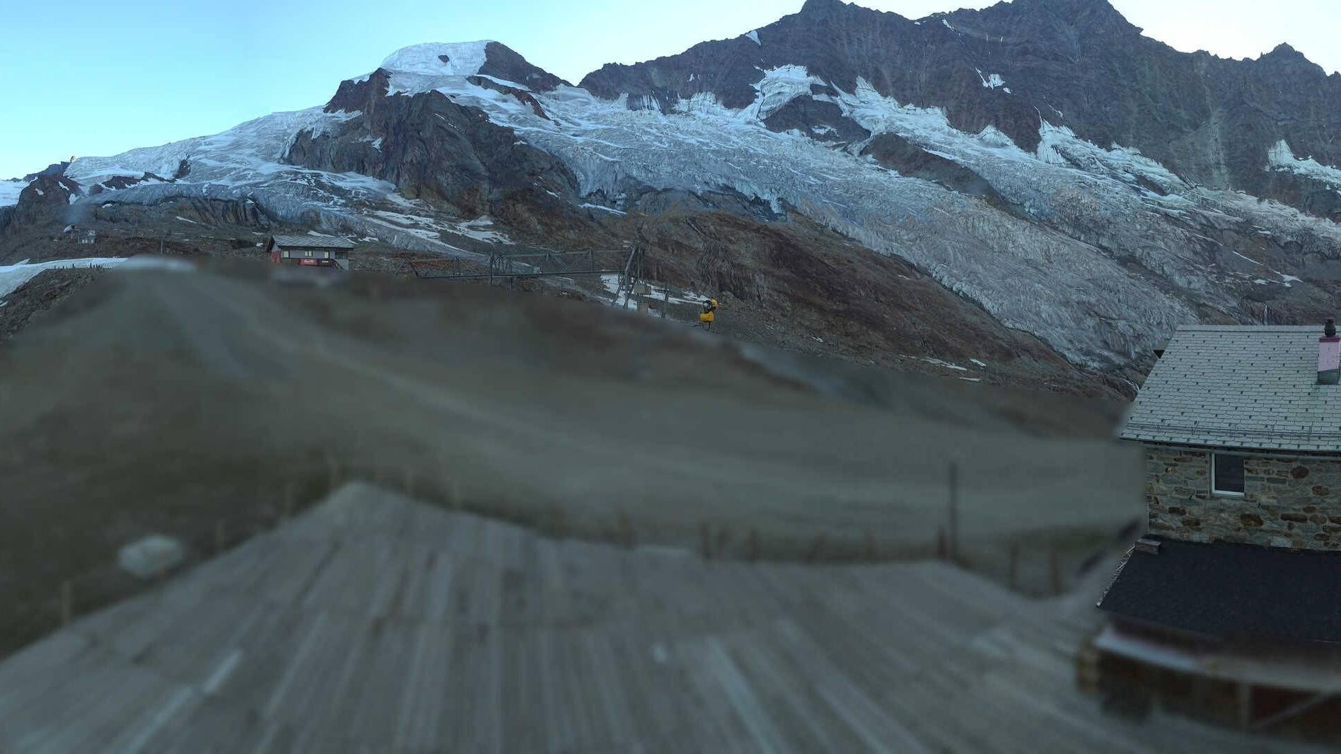 Archiv Foto Webcam Saas Fee - Längfluh Süd