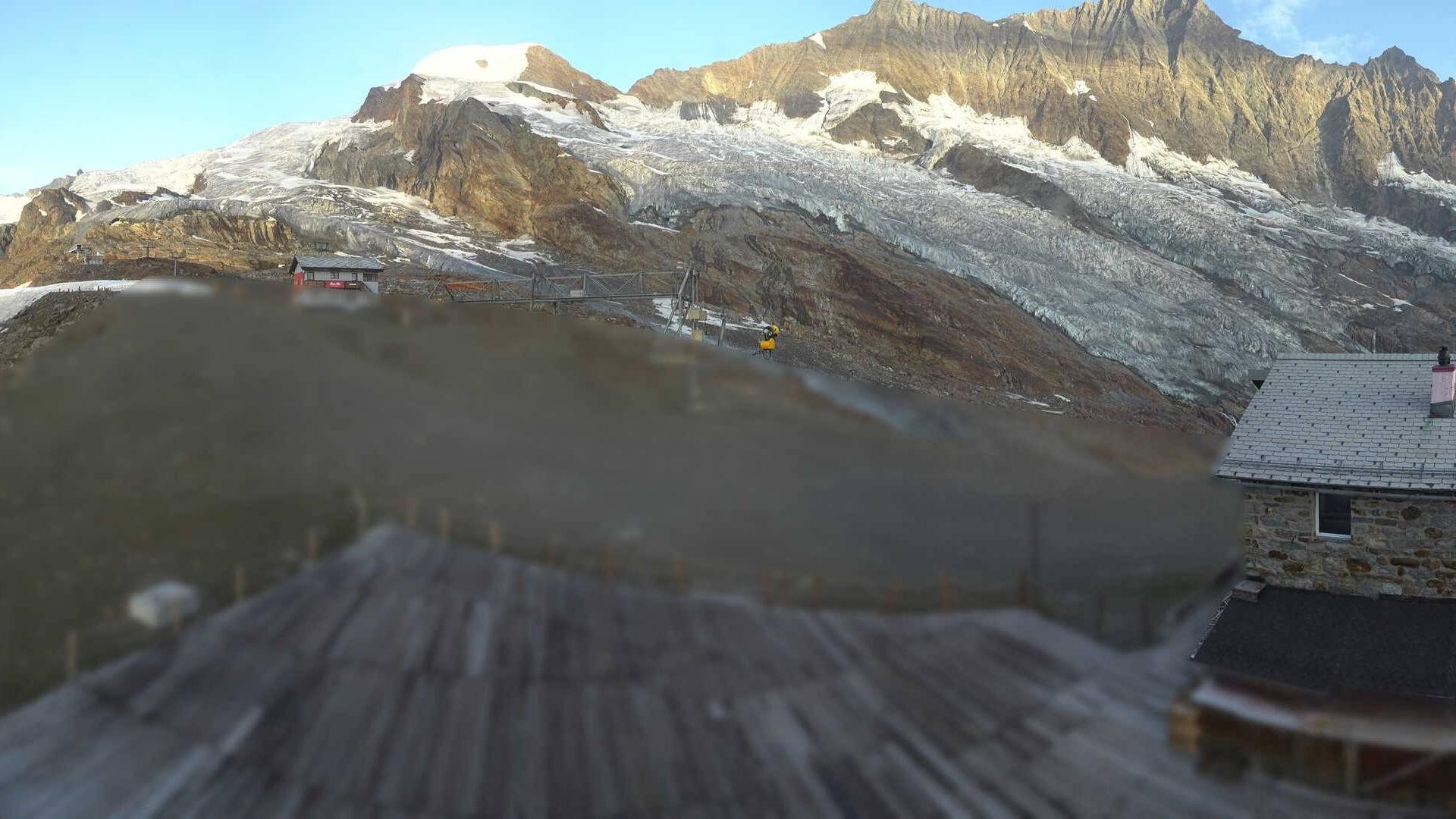 Archiv Foto Webcam Saas Fee - Längfluh Süd