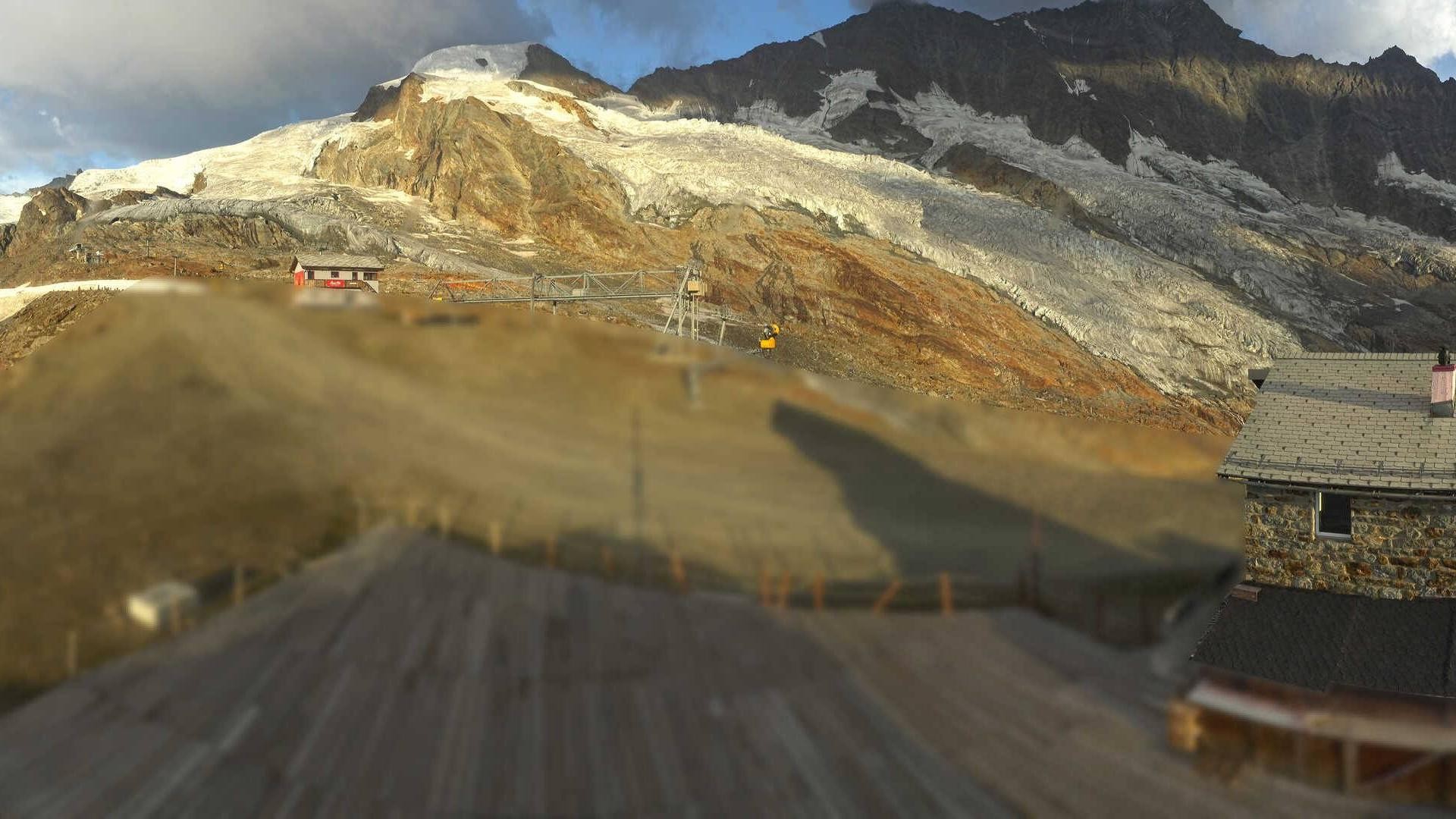 Archiv Foto Webcam Saas Fee - Längfluh Süd