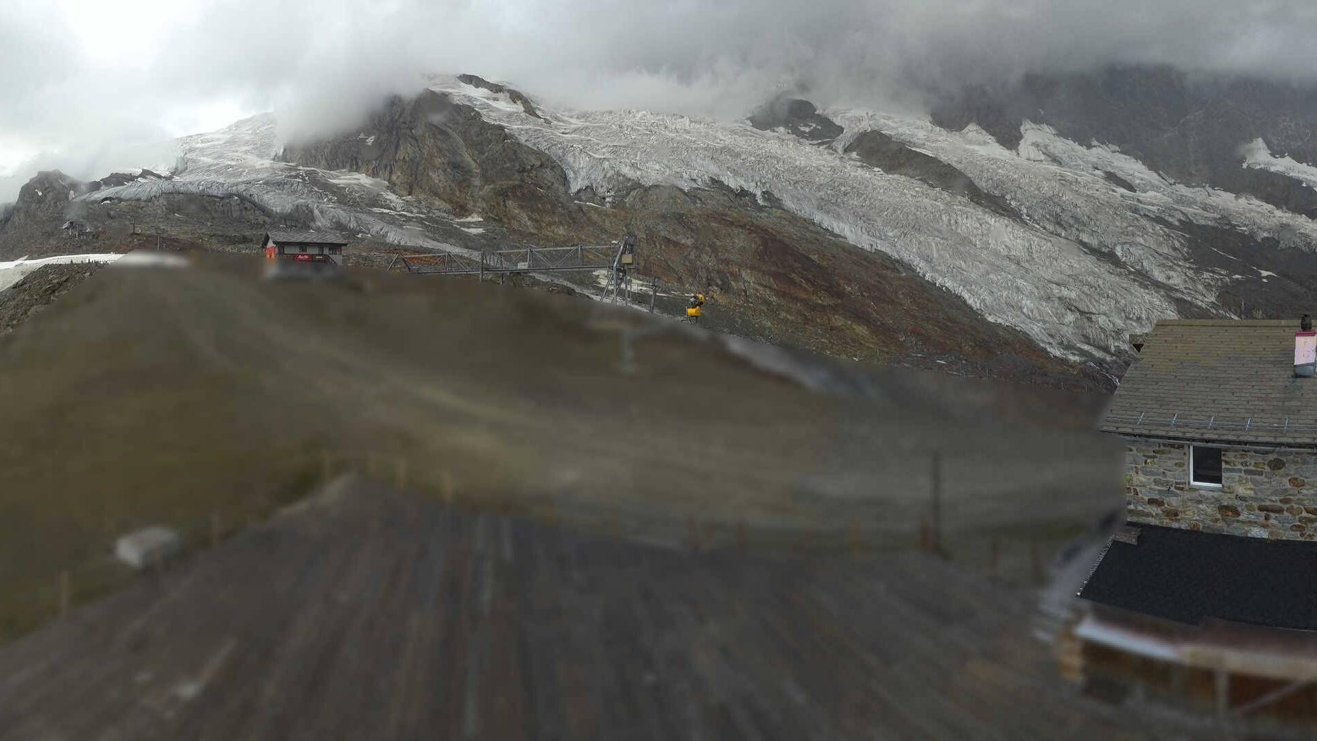 Archiv Foto Webcam Saas Fee - Längfluh Süd