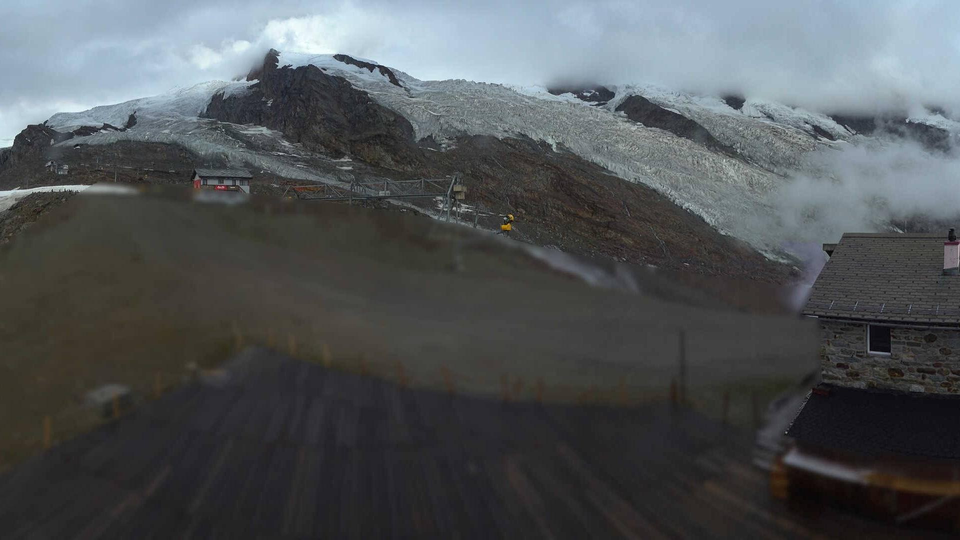 Archiv Foto Webcam Saas Fee - Längfluh Süd