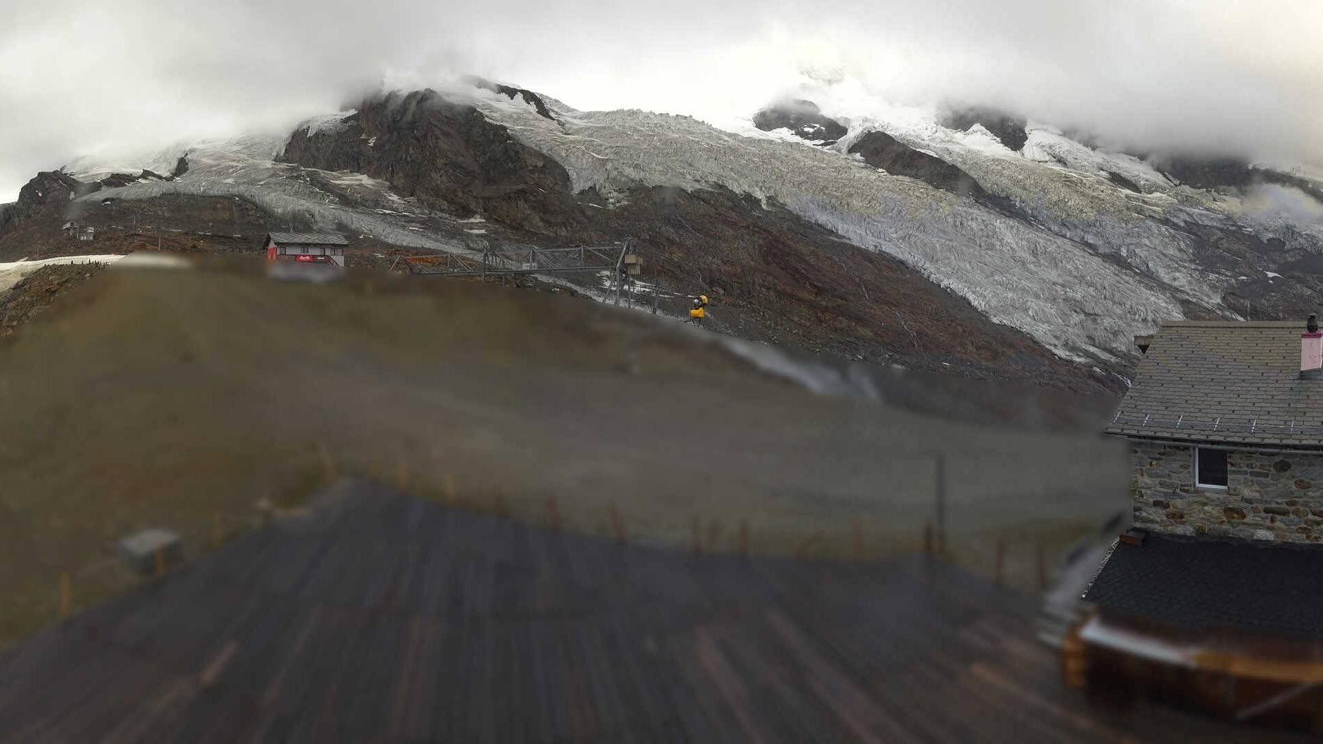 Archiv Foto Webcam Saas Fee - Längfluh Süd