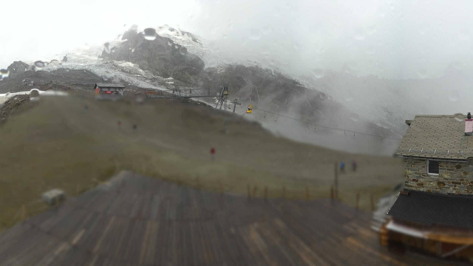 Archiv Foto Webcam Saas Fee - Längfluh Süd