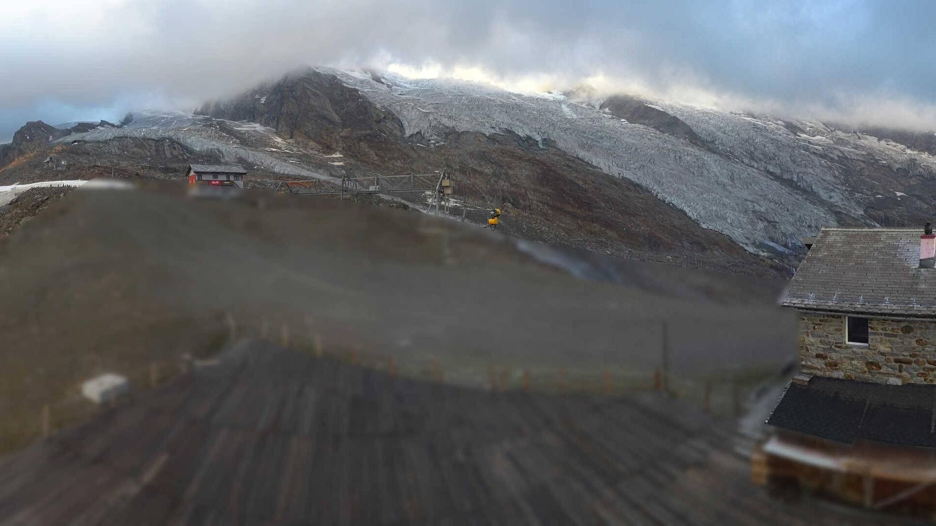 Archiv Foto Webcam Saas Fee - Längfluh Süd