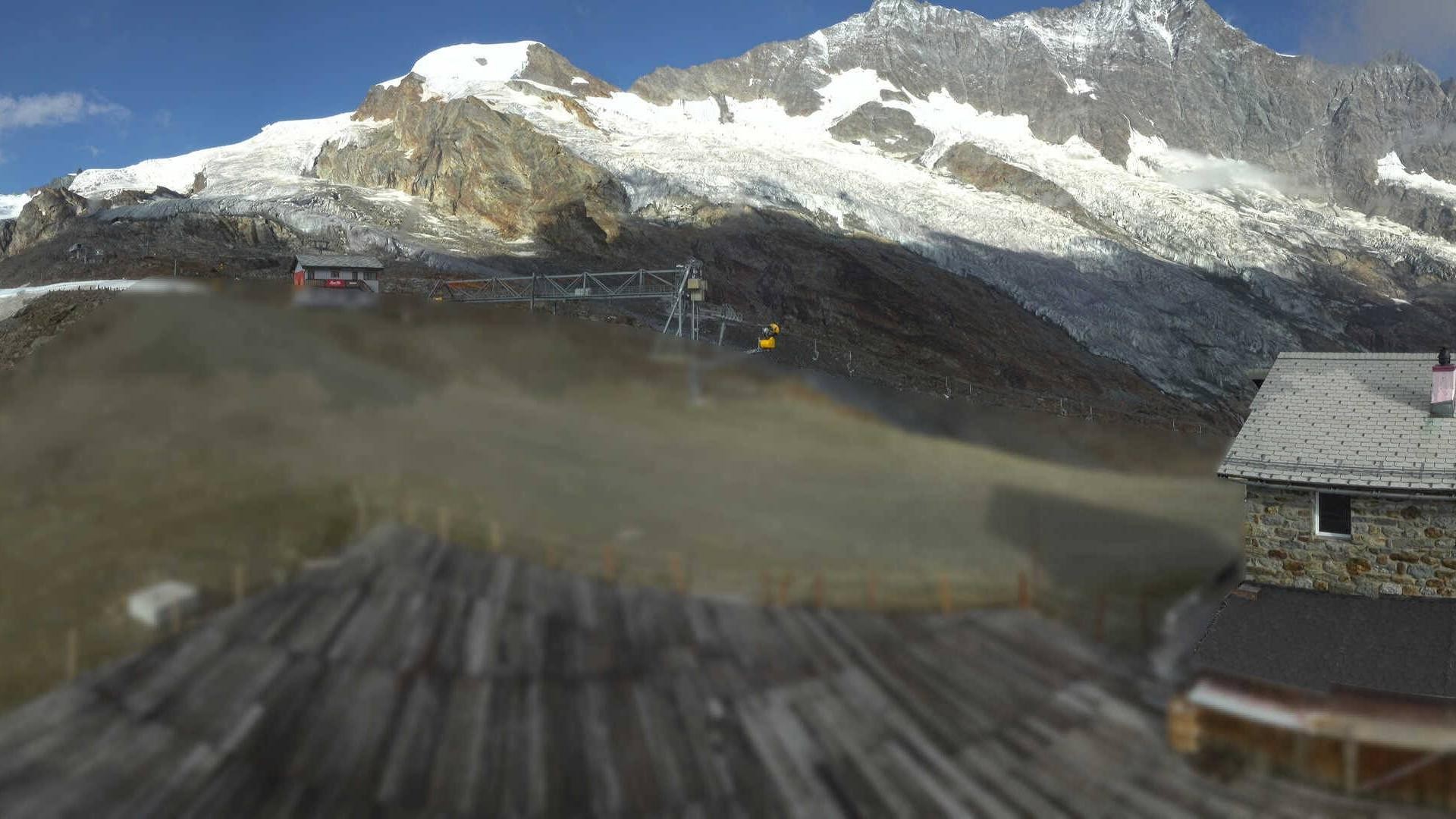 Archiv Foto Webcam Saas Fee - Längfluh Süd