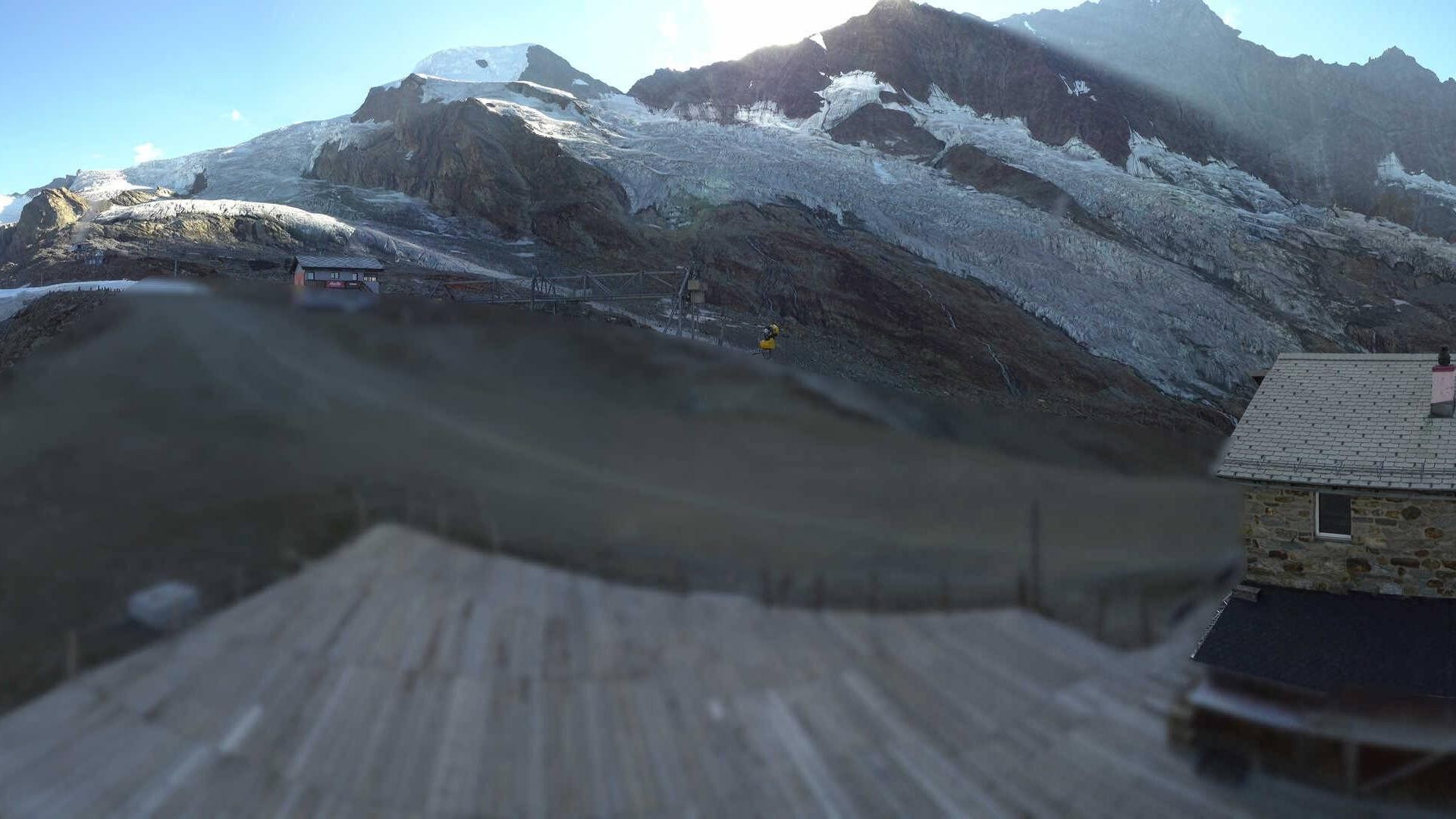 Archiv Foto Webcam Saas Fee - Längfluh Süd