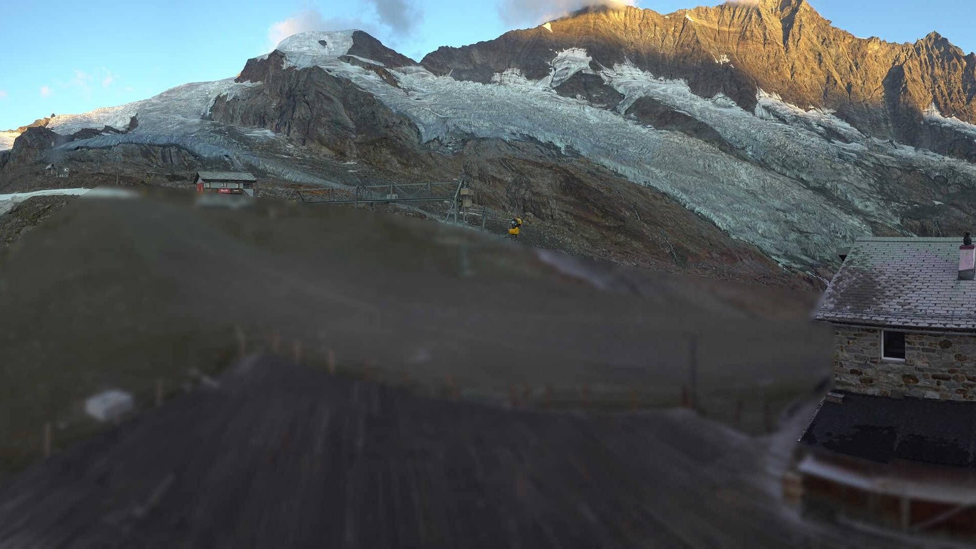Archiv Foto Webcam Saas Fee - Längfluh Süd