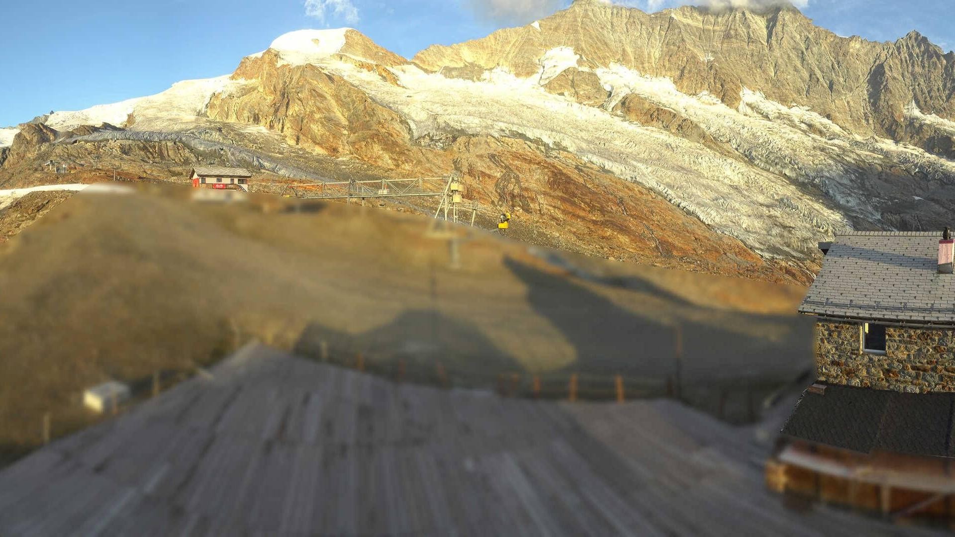 Archiv Foto Webcam Saas Fee - Längfluh Süd