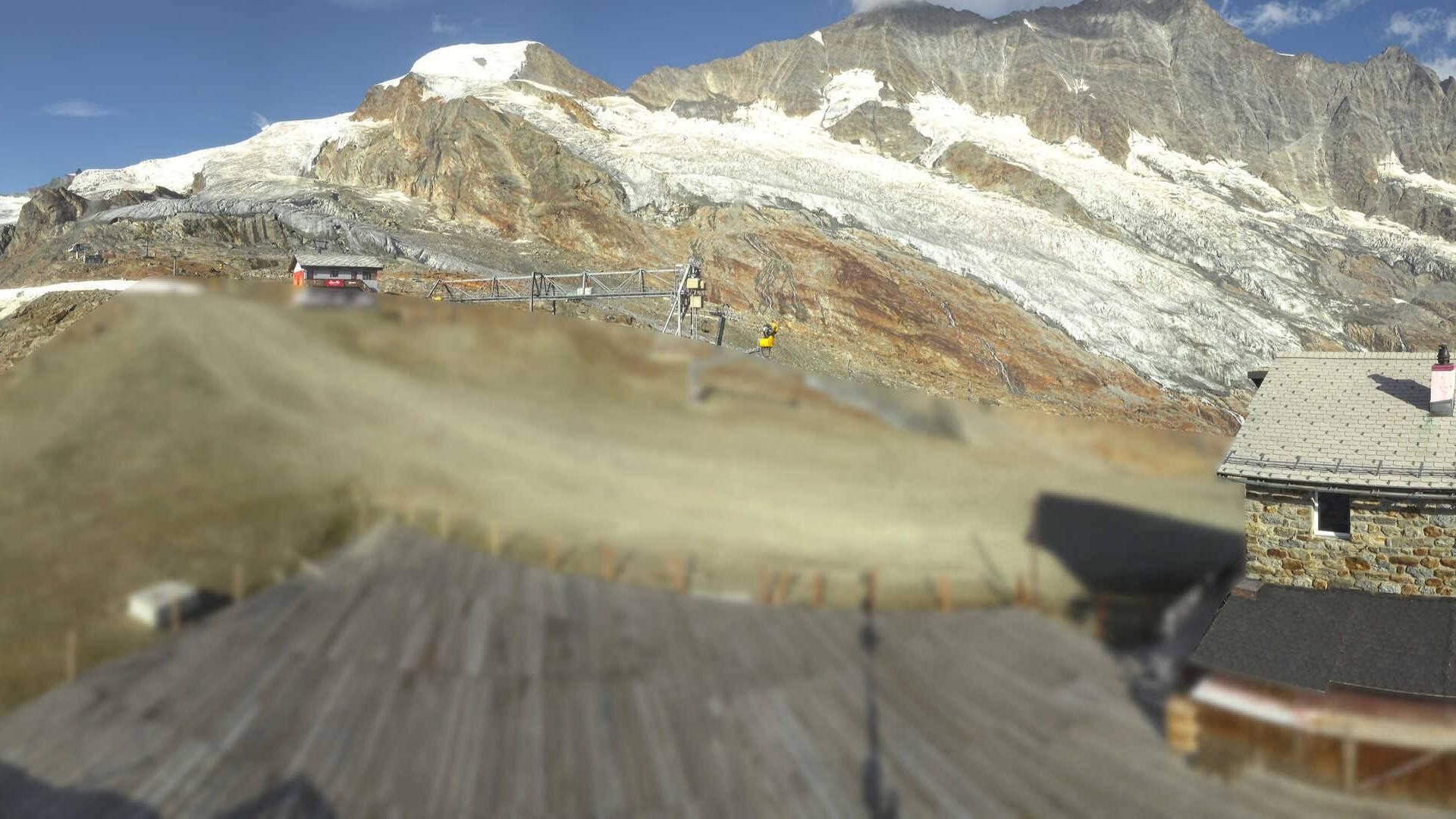 Archiv Foto Webcam Saas Fee - Längfluh Süd