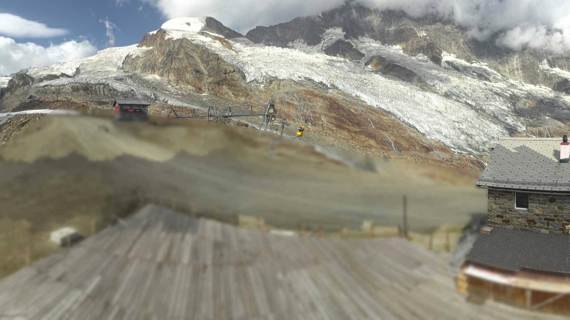 Archiv Foto Webcam Saas Fee - Längfluh Süd