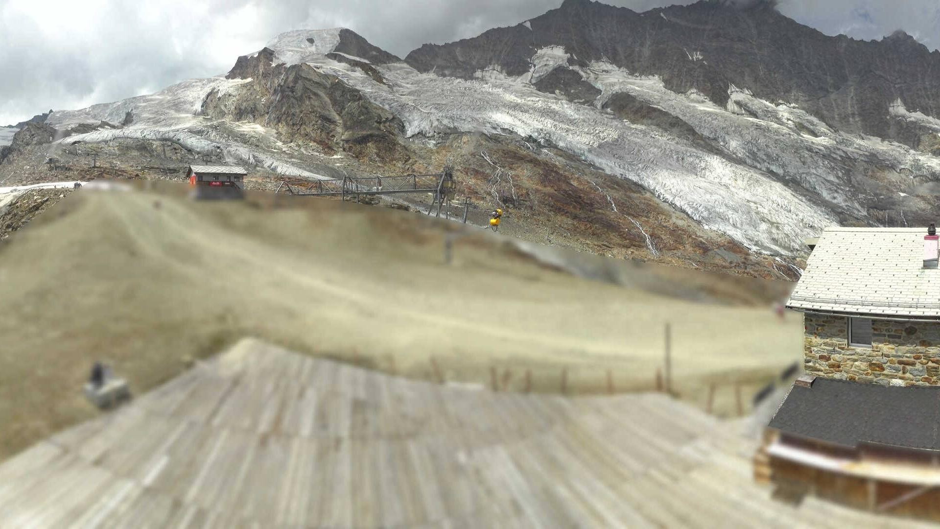 Archiv Foto Webcam Saas Fee - Längfluh Süd