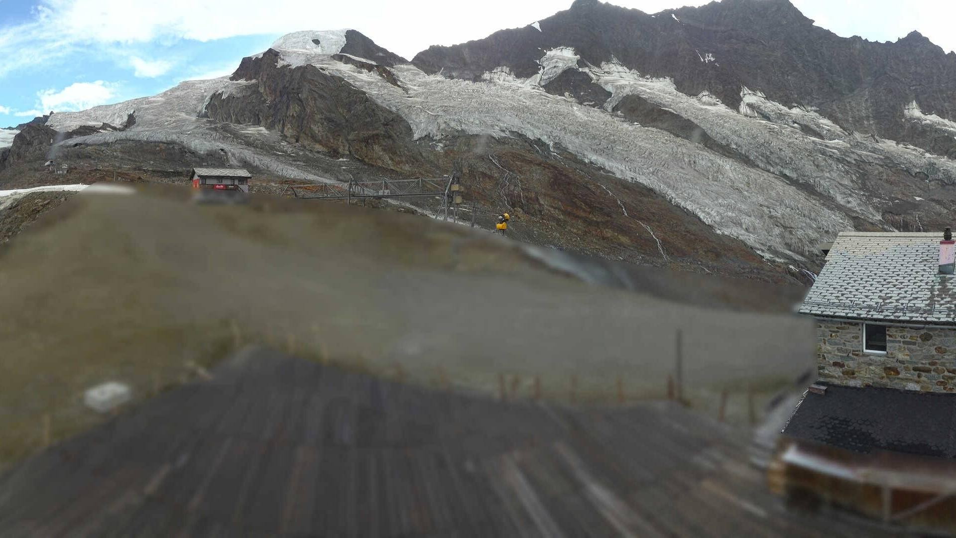 Archiv Foto Webcam Saas Fee - Längfluh Süd
