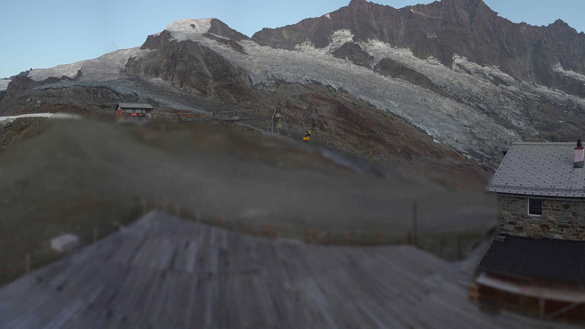 Archiv Foto Webcam Saas Fee - Längfluh Süd