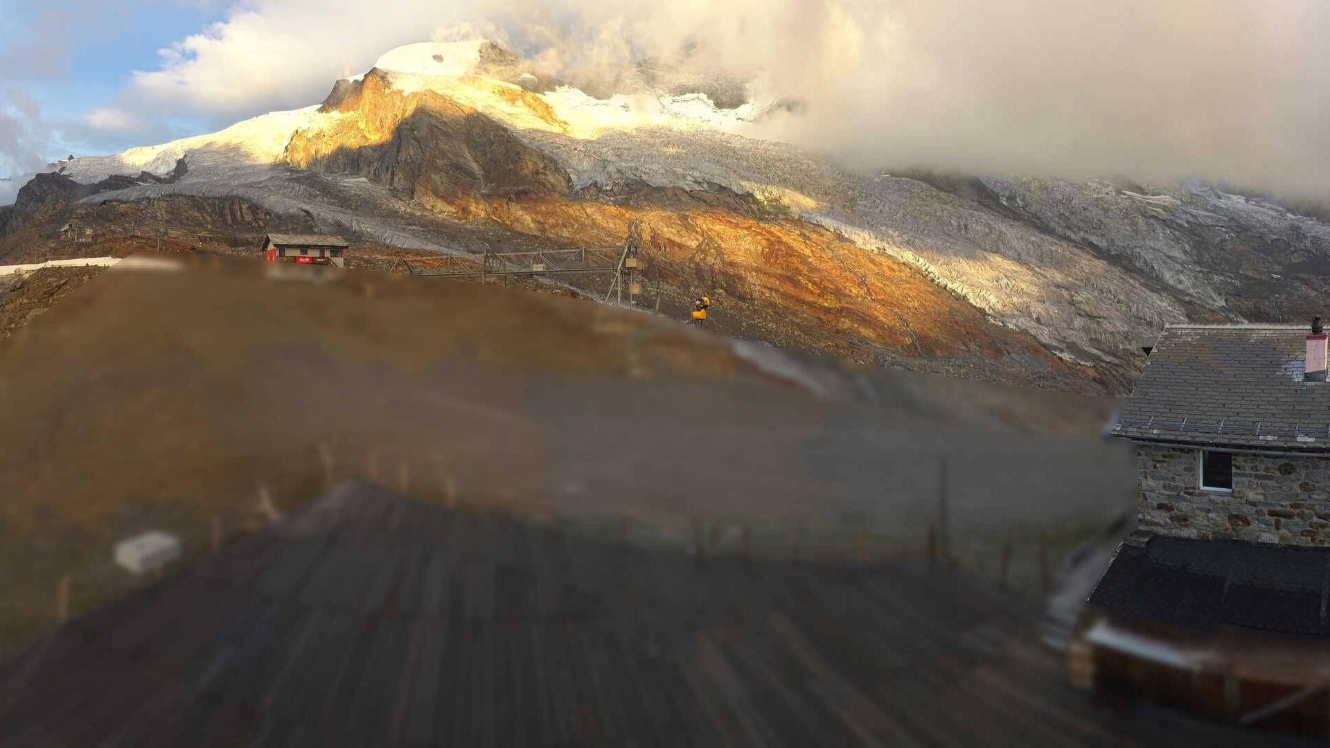 Archiv Foto Webcam Saas Fee - Längfluh Süd