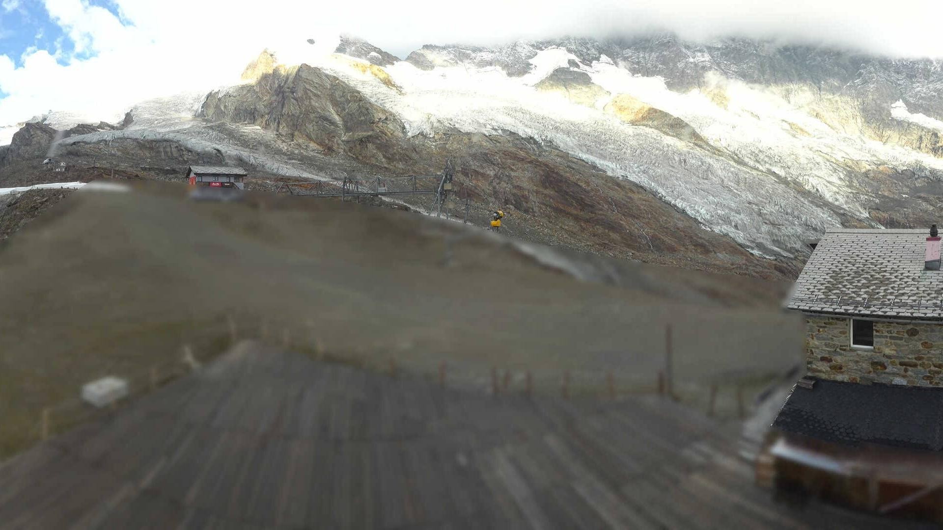 Archiv Foto Webcam Saas Fee - Längfluh Süd