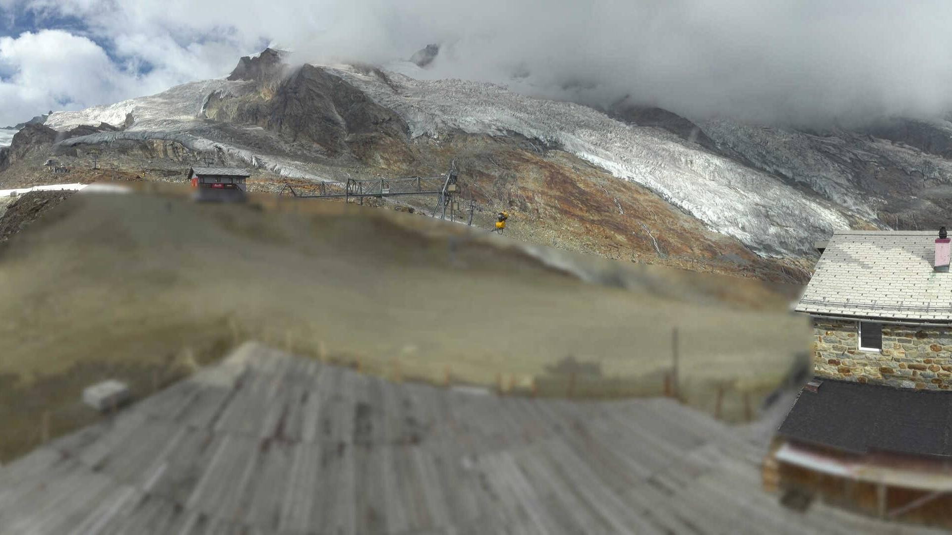 Archiv Foto Webcam Saas Fee - Längfluh Süd