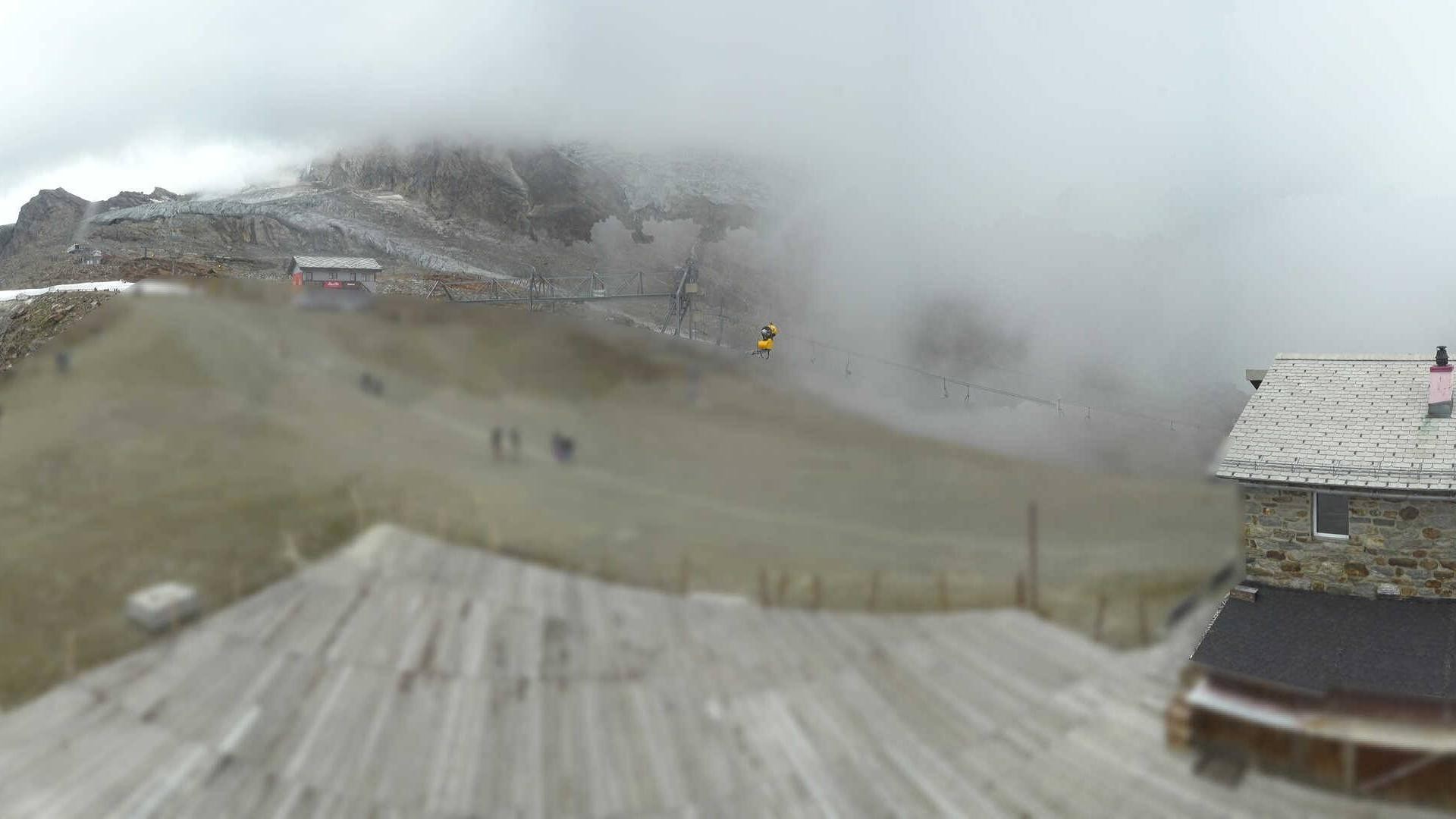 Archiv Foto Webcam Saas Fee - Längfluh Süd