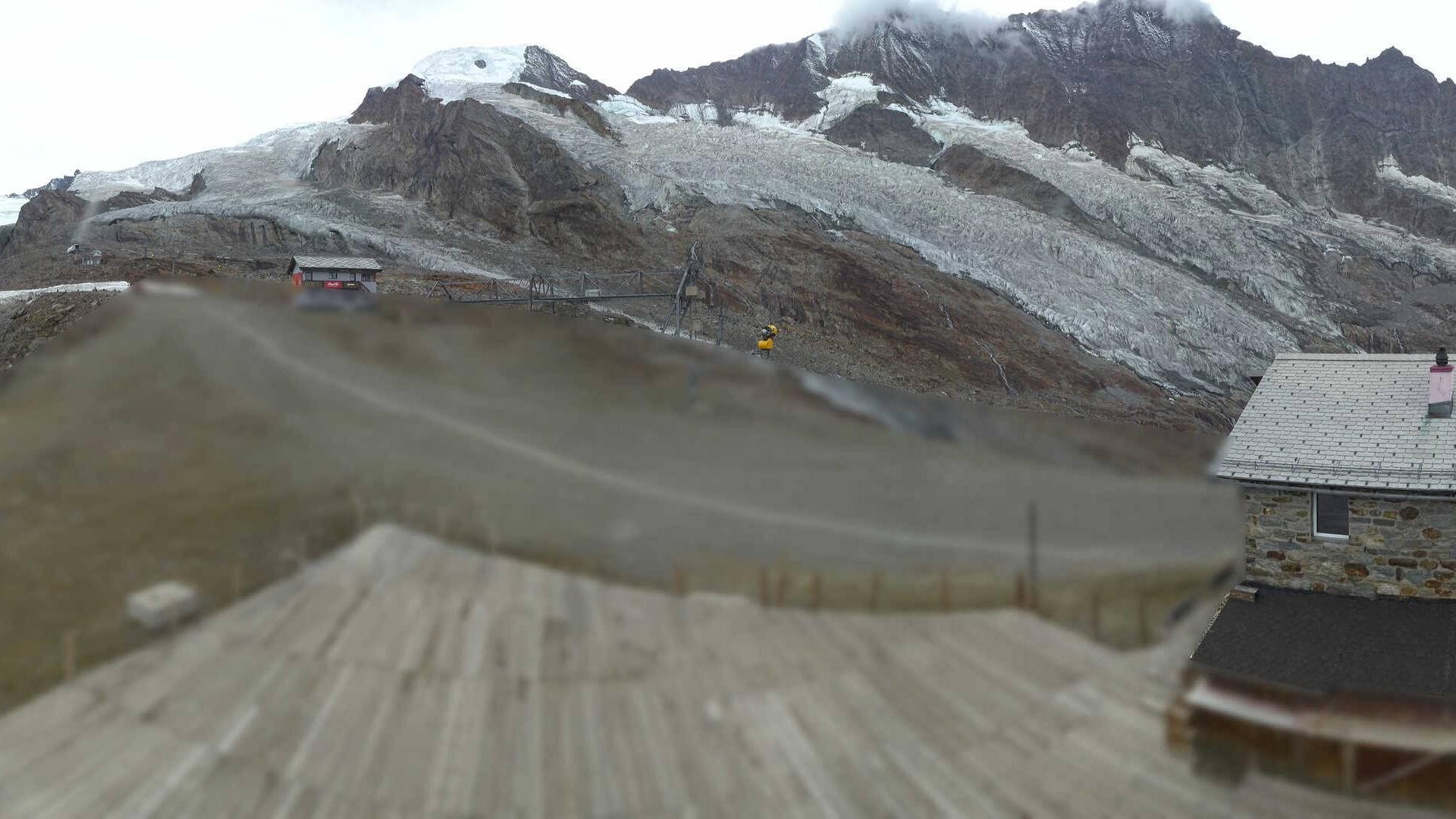 Archiv Foto Webcam Saas Fee - Längfluh Süd