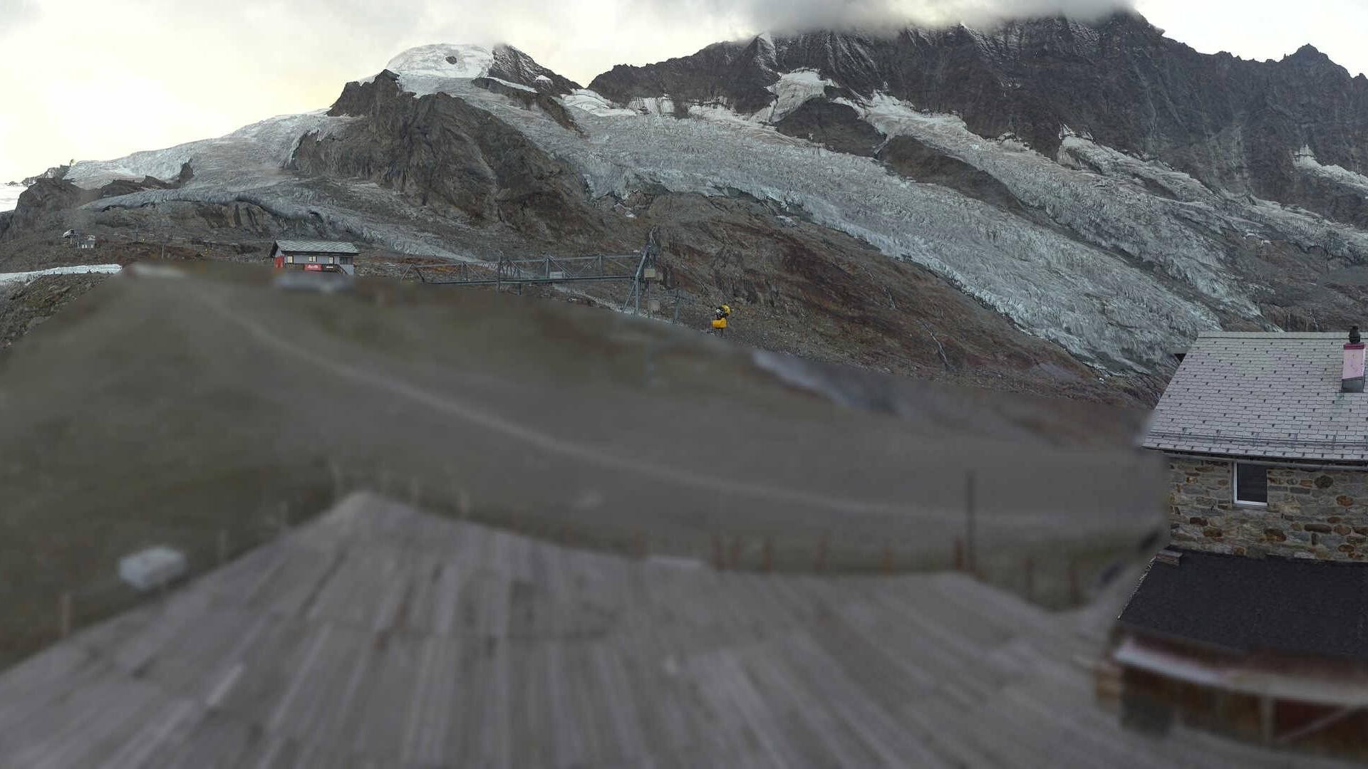 Archiv Foto Webcam Saas Fee - Längfluh Süd