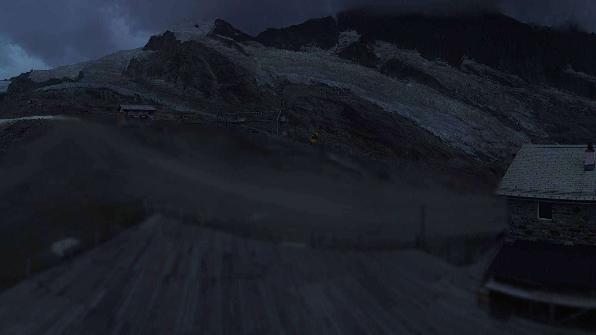 Archived image Webcam Saas Fee - Längfluh south
