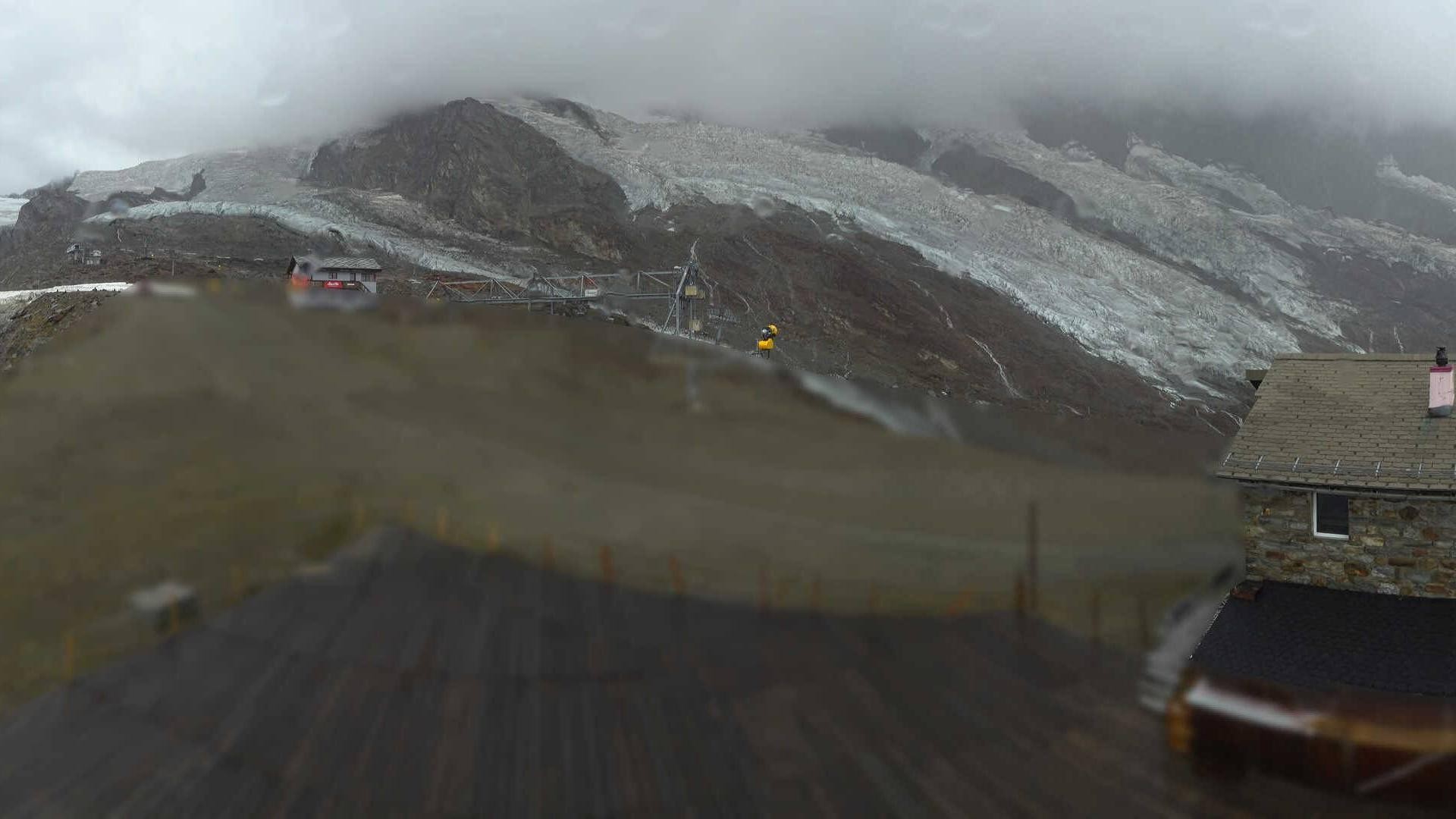 Archiv Foto Webcam Saas Fee - Längfluh Süd