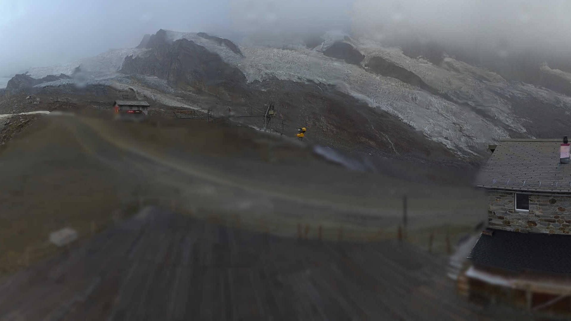 Archived image Webcam Saas Fee - Längfluh south
