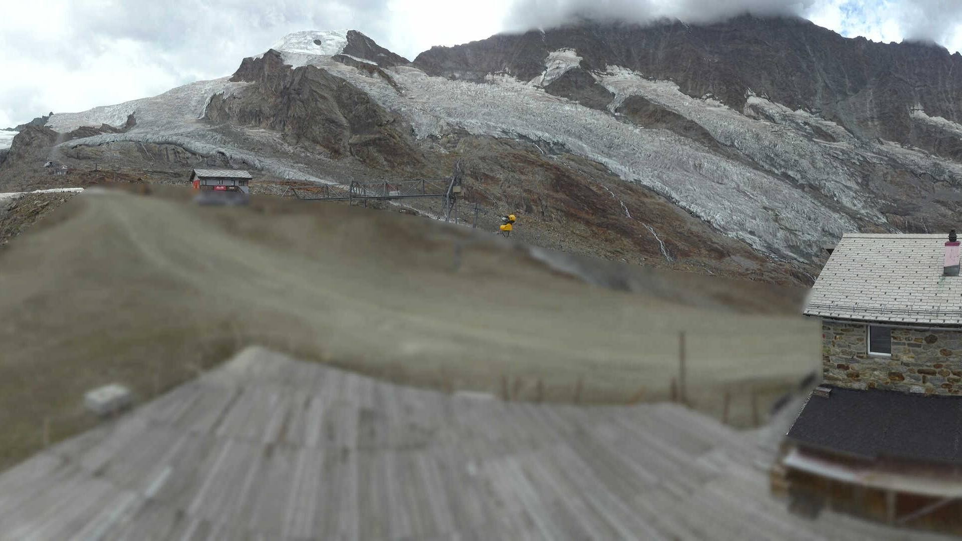 Archiv Foto Webcam Saas Fee - Längfluh Süd