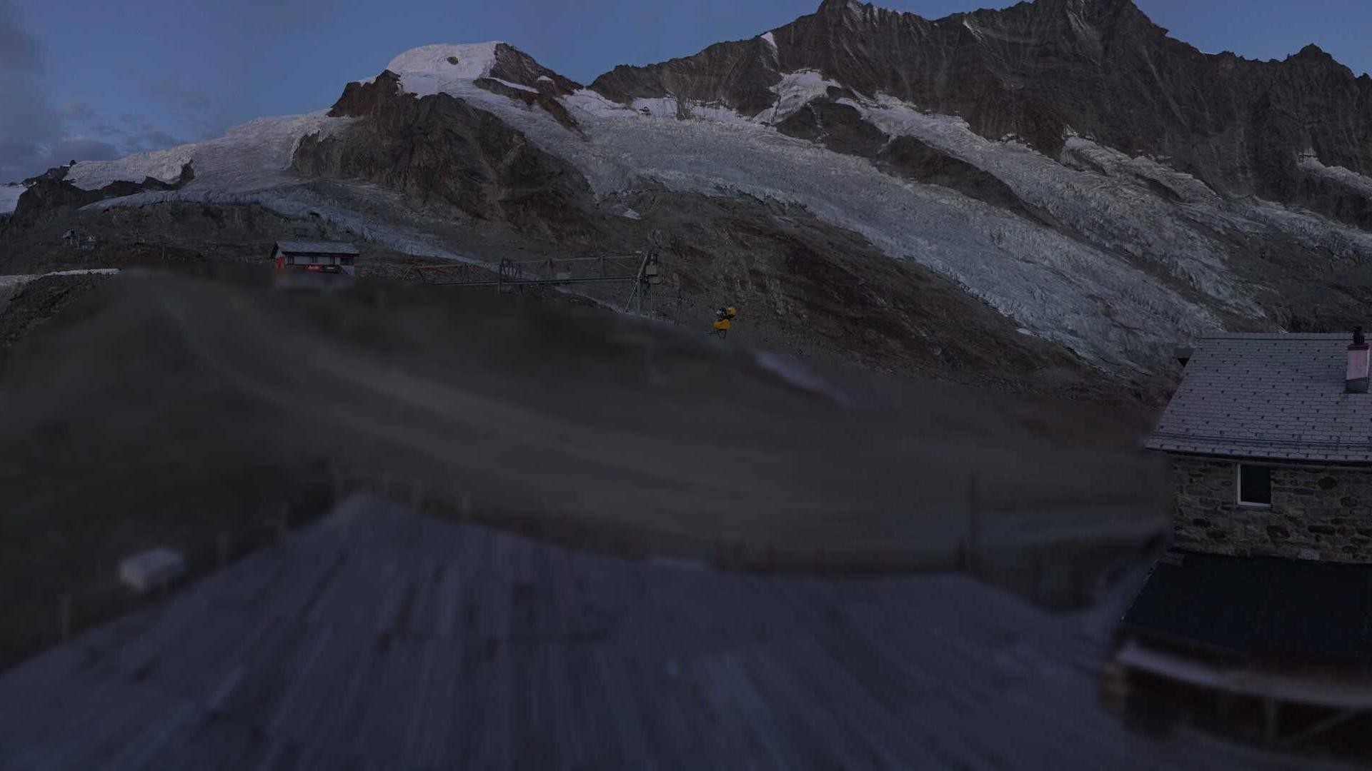 Archiv Foto Webcam Saas Fee - Längfluh Süd