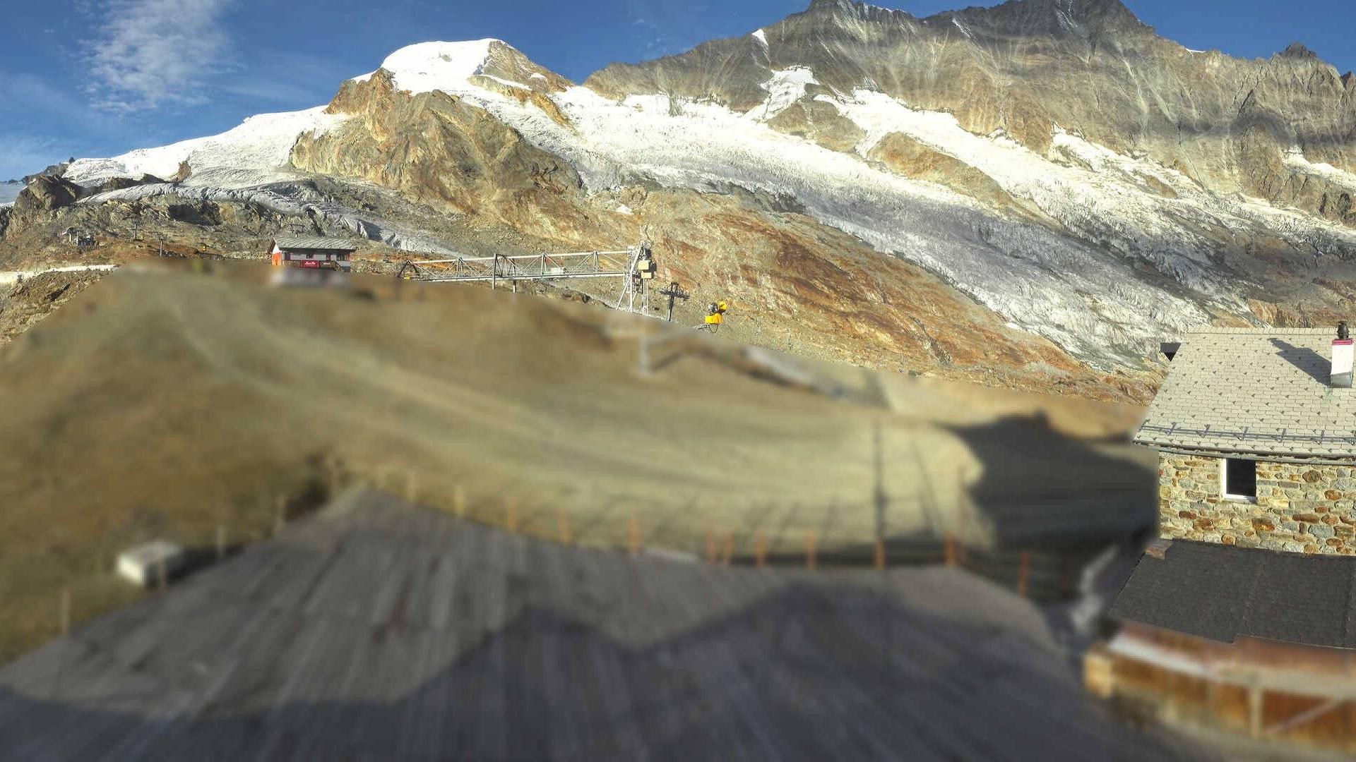 Archiv Foto Webcam Saas Fee - Längfluh Süd