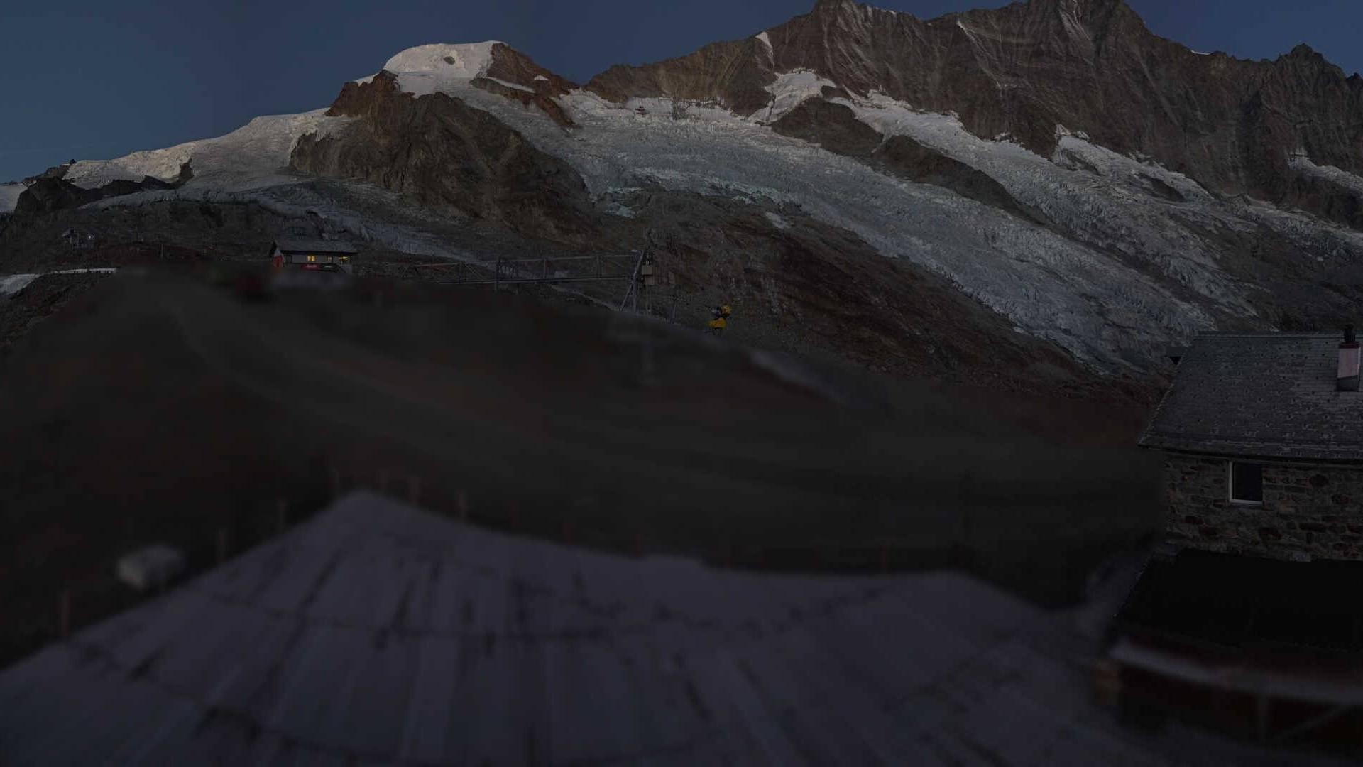 Archiv Foto Webcam Saas Fee - Längfluh Süd