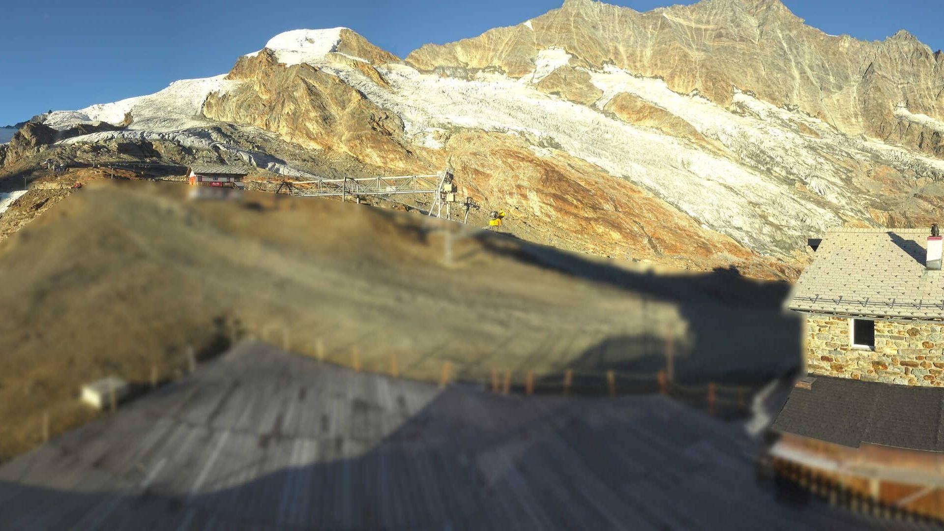 Archiv Foto Webcam Saas Fee - Längfluh Süd
