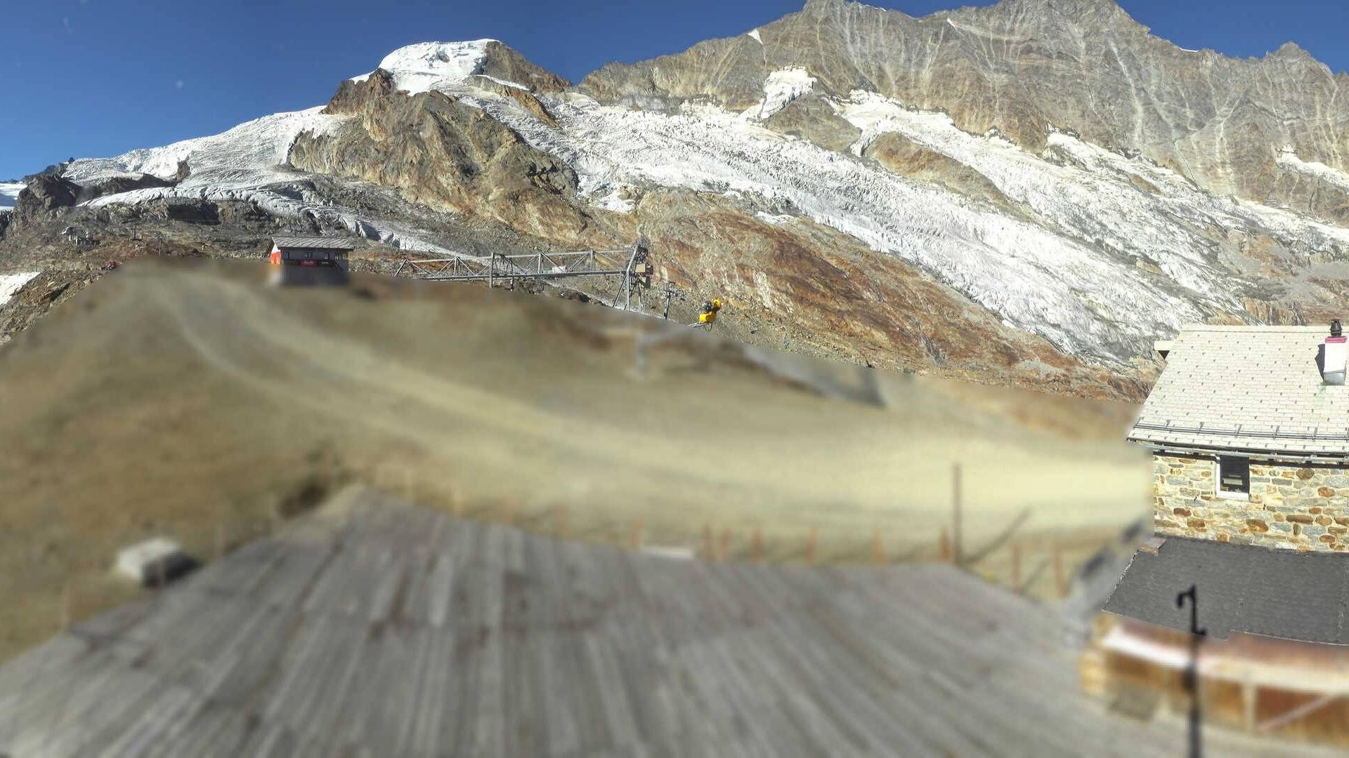 Archiv Foto Webcam Saas Fee - Längfluh Süd