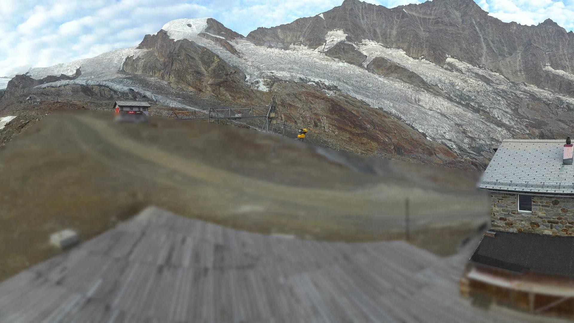 Archiv Foto Webcam Saas Fee - Längfluh Süd