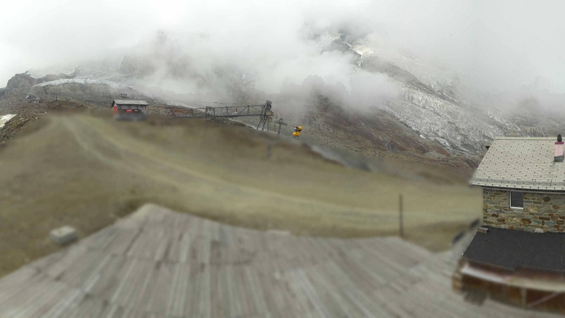 Archiv Foto Webcam Saas Fee - Längfluh Süd