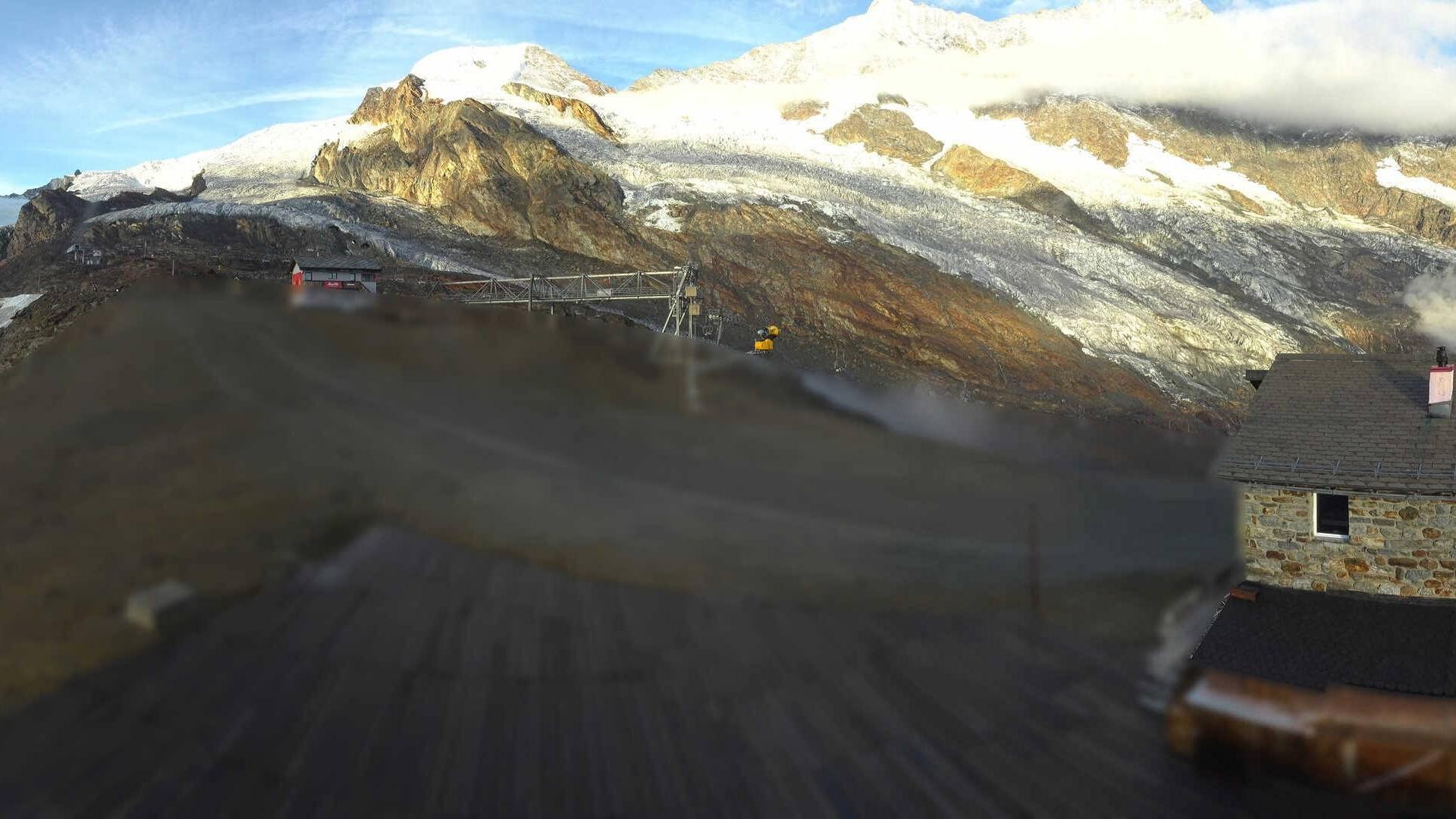 Archiv Foto Webcam Saas Fee - Längfluh Süd
