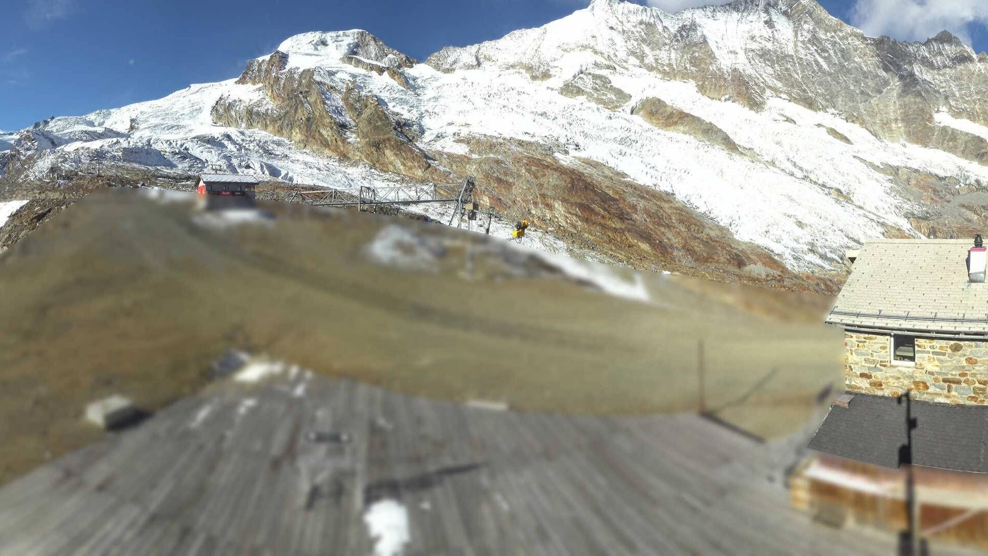 Archived image Webcam Saas Fee - Längfluh south