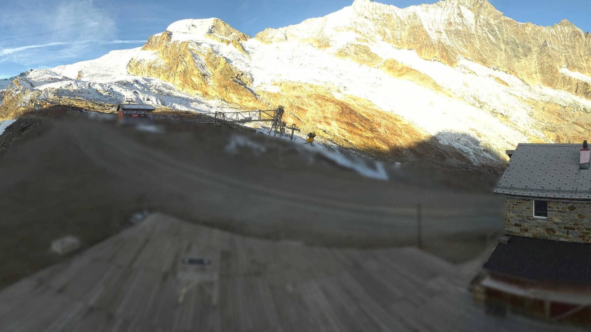 Archiv Foto Webcam Saas Fee - Längfluh Süd