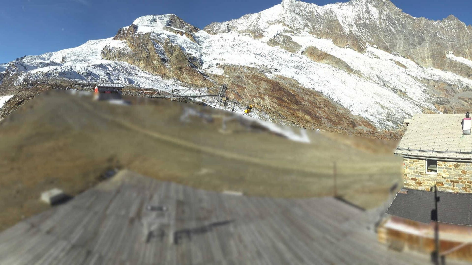 Archiv Foto Webcam Saas Fee - Längfluh Süd