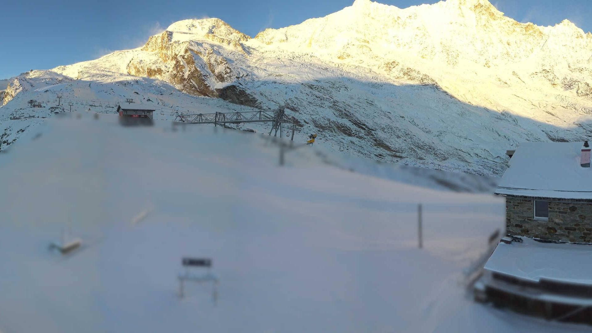 Archiv Foto Webcam Saas Fee - Längfluh Süd