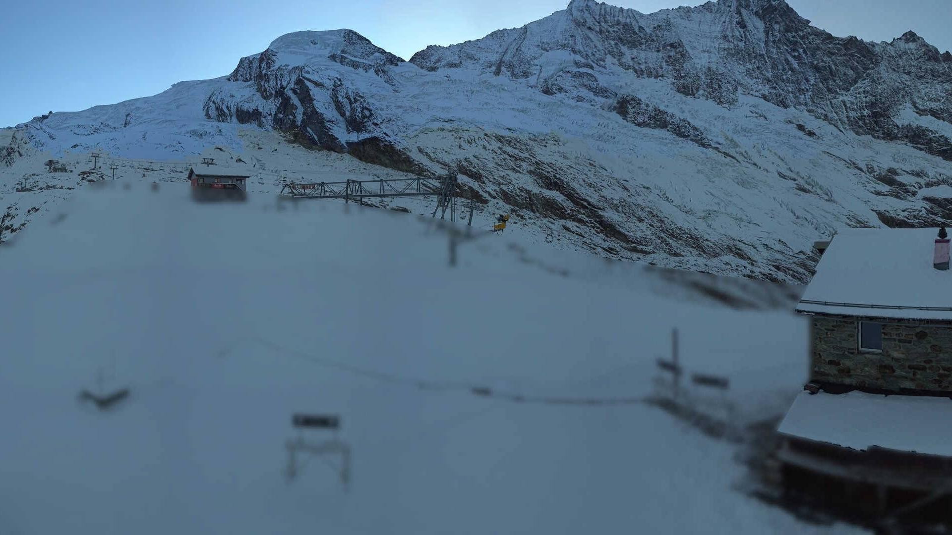 Archiv Foto Webcam Saas Fee - Längfluh Süd