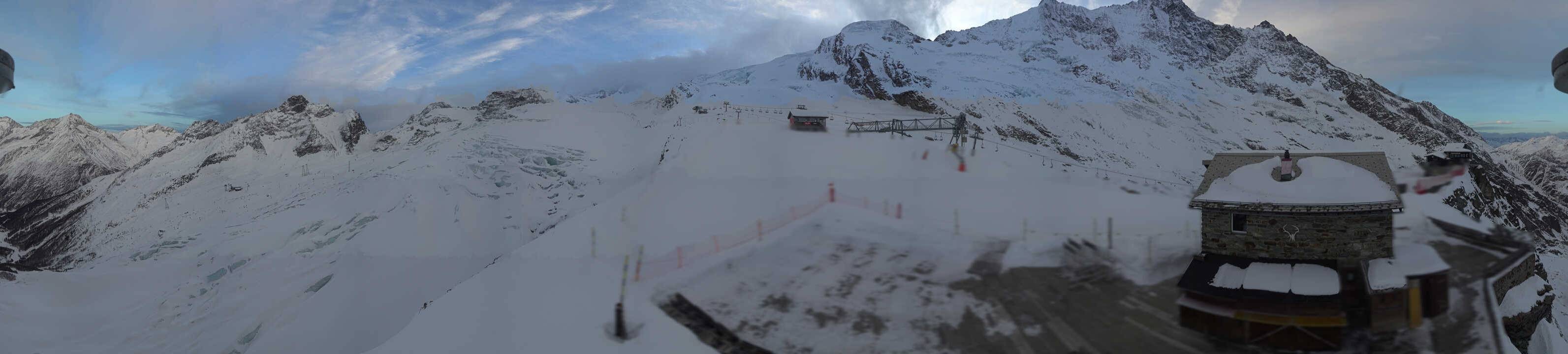 Archiv Foto Webcam Saas Fee - Gletscher